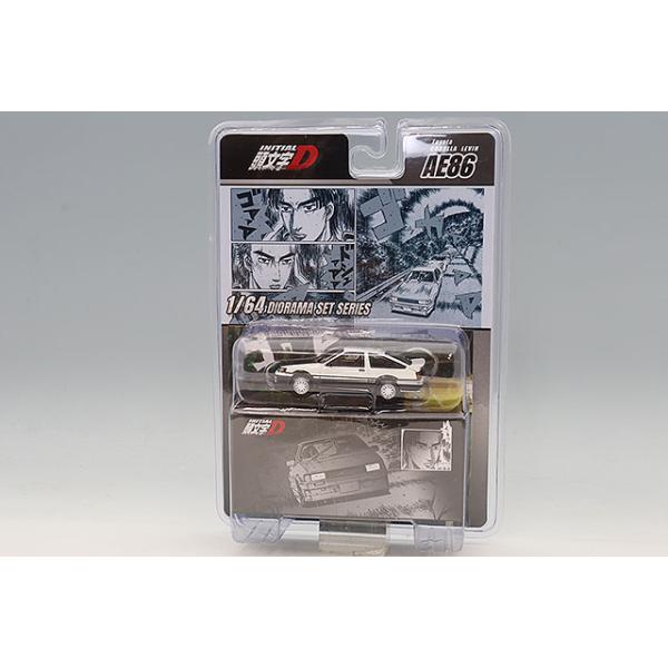 ホビージャパン 1/64 トヨタ カローラ レビン (AE86) 頭文字D 秋山渉