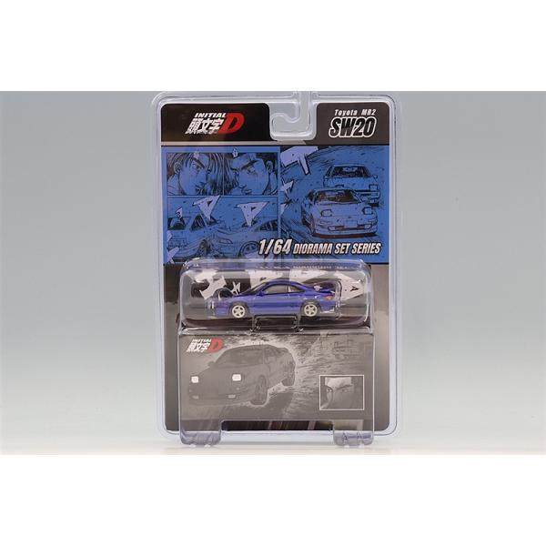 ホビージャパン 1/64 トヨタ MR2 (SW20) 頭文字D 小柏カイ VS 藤原拓海
