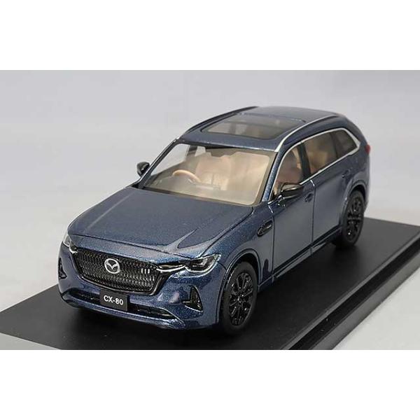 ハイストーリー 1/43 マツダ CX-80 2024 ディープクリスタル
