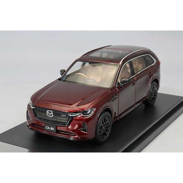 ハイストーリー 1/43 マツダ CX-80 2024 アーティザンレッド