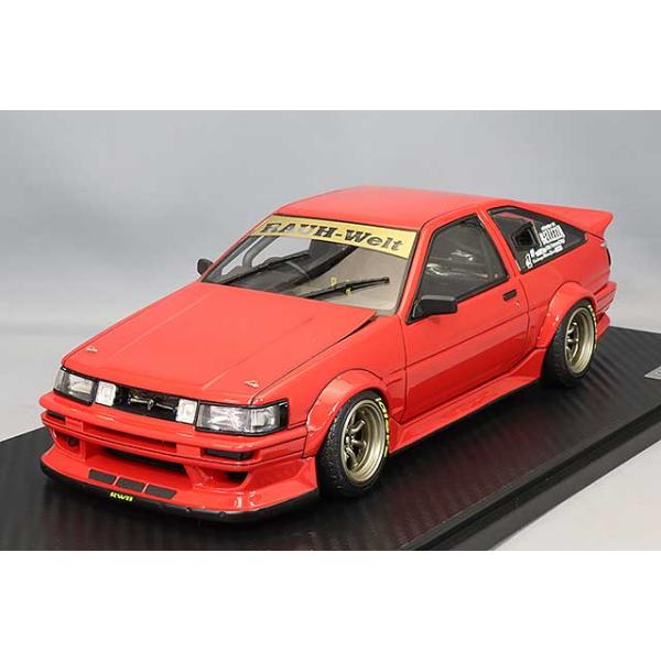 ミニカー/完成品 イグニッションモデル 1/18 RWB AE86 レッド/RS ミニカー/完成品 イグニッションモデル 1/18 RWB AE86 レッド/RS