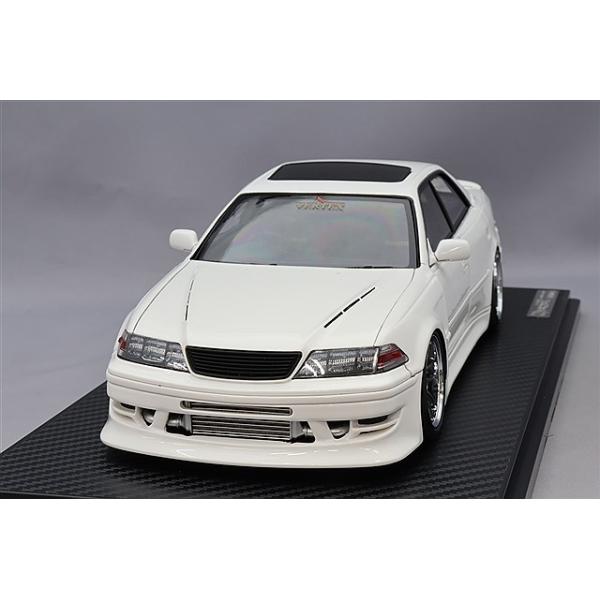 イグニッションモデル 1/18 VERTEX JZX100 マークII ホワイト/WORK