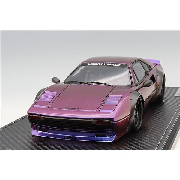 イグニッションモデル 1/18 LB-WORKS 308 パープルメタリック/LD97 LD