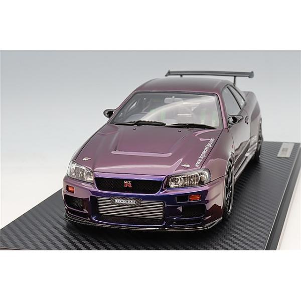 イグニッションモデル 1/18 トップシークレット 34GT-R BNR34 パープル