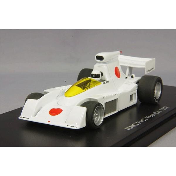 広島企画 MAKI F101 テストカー 速水 翔  (新井 鐘哲)(フィギュアあり) 1/43 スケール  KBX002 ggw725x ミニカー/完成品 プレミアムX KBモデル 1/43 マキ F101 1974 テスト