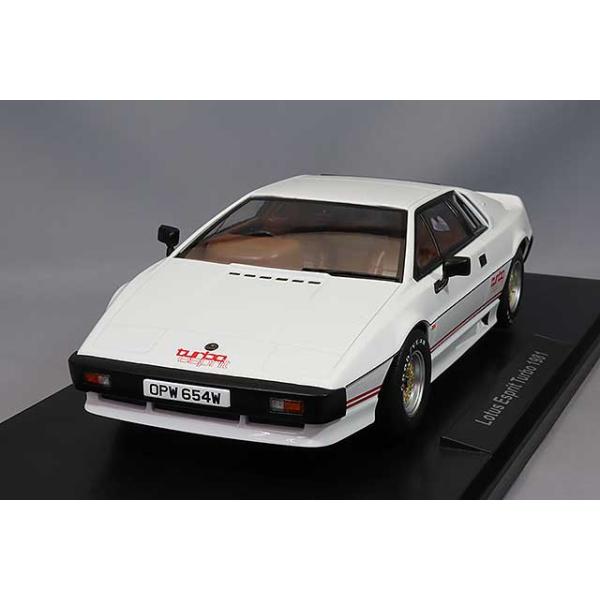 KKスケール 1/18 ロータス エスプリ ターボ 1981 ホワイト/レッド