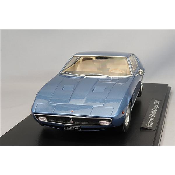KKスケール 1/18 マセラティ ギブリ クーペ 1969 ブルー