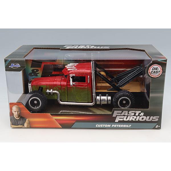JADA 1/24 ワイルドスピード F&F カスタム トラック レッド/グリーン