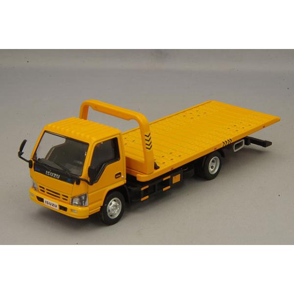 ミニカー/完成品 GCD 1/64 いすゞ N シリーズ レッカー車 イエロー 左