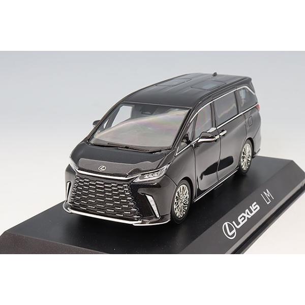 レクサス LM 1/43 左ハンドル グラファイトブラックガラスフレーク kidbox_ks03924gbk