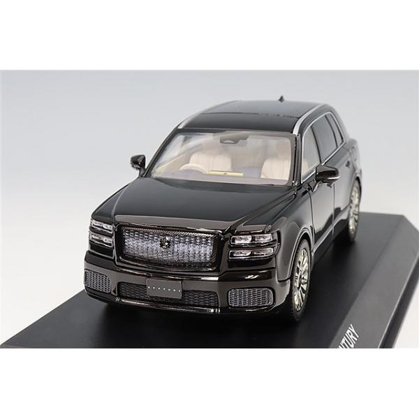 京商 1/43 トヨタ センチュリー 麟鳳 単彩(ブラック)/フロマージュ内装