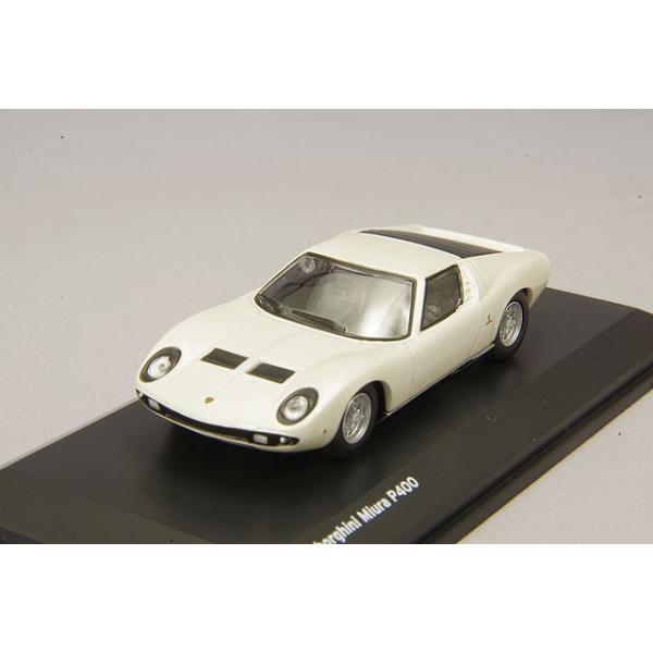 【新品未開封】京商　ランボルギーニ ミウラ P400 1/64スケールホワイト ミニカー/完成品 ブンカ流通限定 京商 1/64 ランボルギーニ