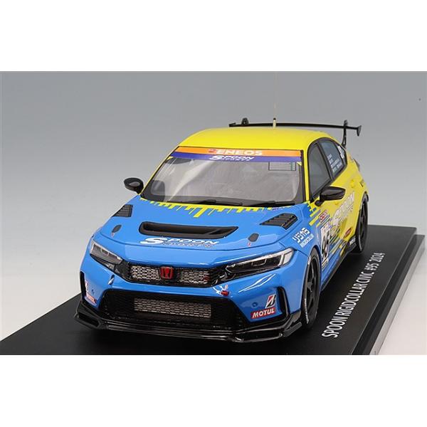 京商 samurai 1/18 ホンダ シビック (FL5) スプーン 2024 スーパー耐久 #95 山田英二/小出峻/ピストン西沢/三井優介/松井猛敏/中島保典