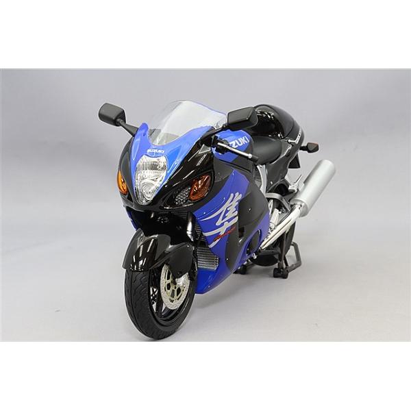 LCDモデル 1/12 スズキ GSX1300R 隼 2001 ブルー/ブラック : キッド