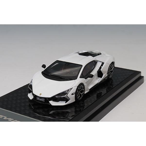 LCDモデル 1/64 ランボルギーニ レヴエルト ホワイト : キッドボックス