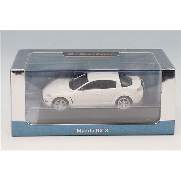 ダイキャストチーム 1/64 マツダ RX-8 右ハンドル ホワイト : キッド