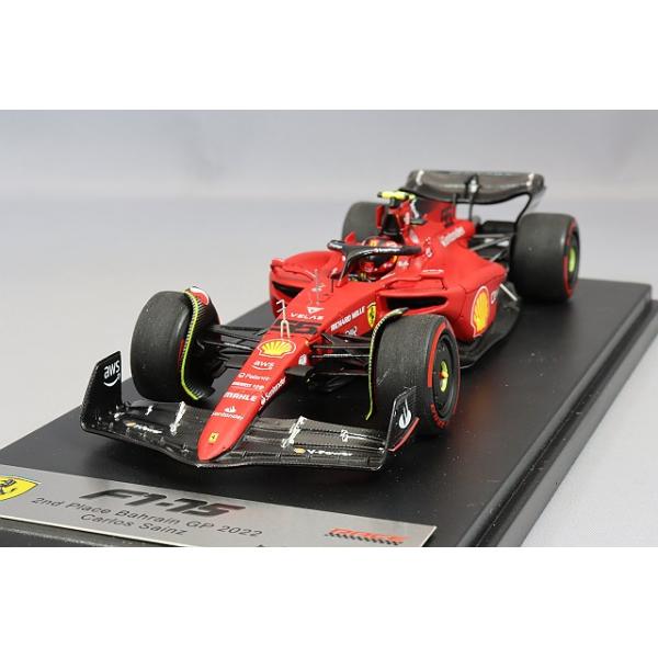 ルックスマート 1/43 フェラーリ F1-75 2022 F1 バーレーンGP 2位 #55