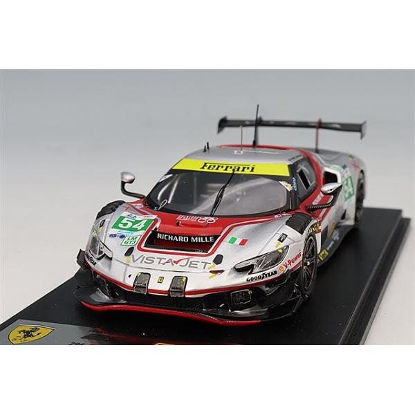 ルックスマート 1/43 フェラーリ 296 LMGT3 VISTA AFコルセ 2025 ルマン24H #54 T.フロール/F.カステラッチ/D.リゴン