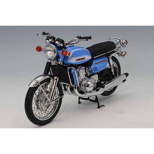ミニチャンプス 1/12 スズキ GT 750 1972 ブルーメタリック : キッド