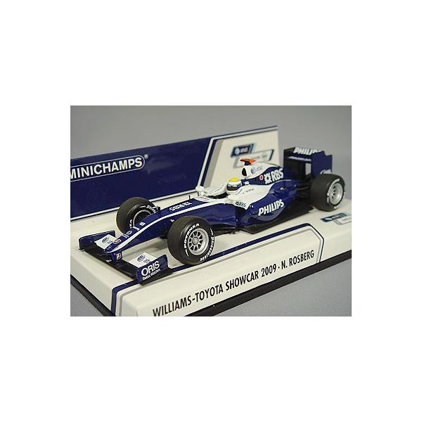 ミニカー/完成品 ミニチャンプス 1/43 ウィリアムズ トヨタ ショーカー 2009 F1 N.ロズベルグ