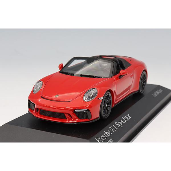 ミニチャンプス 1/43 ポルシェ 911 (991) スピードスター 2019 レッド