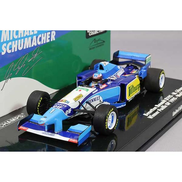 ミニチャンプス 1/43 ベネトン ルノー B195 F1 1995 パシフィックGP