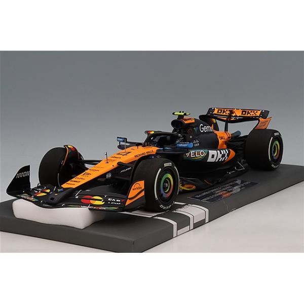 ミニチャンプス 1/18 マクラーレン F1チーム MCL39 2025 F1 アブダビGP #4 L.ノリス ワールドチャンピオン 【レジン製】