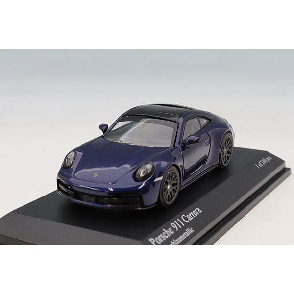 ミニチャンプス 1/64 ポルシェ 911 (992.2) カレラ 2025 ブルー