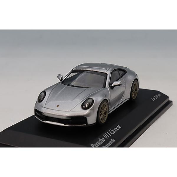 ミニチャンプス 1/64 ポルシェ 911 (992.2) カレラ 2025 シルバー