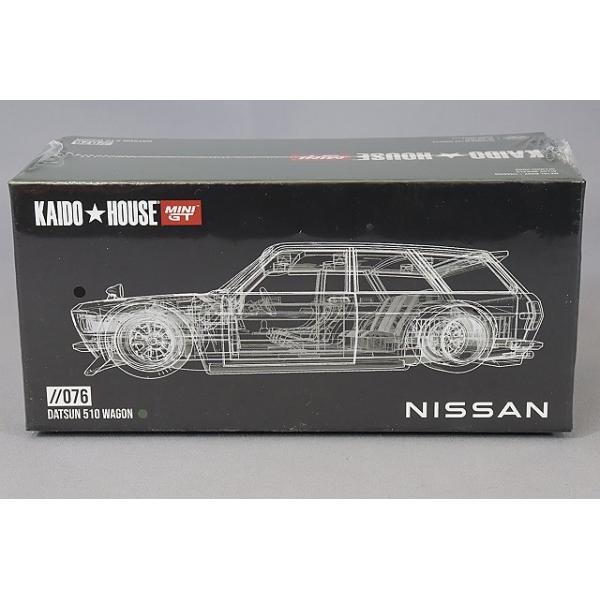 KAIDO HOUSE x TSM ミニGT 1/64 ダットサン 510 ワゴン カーボン