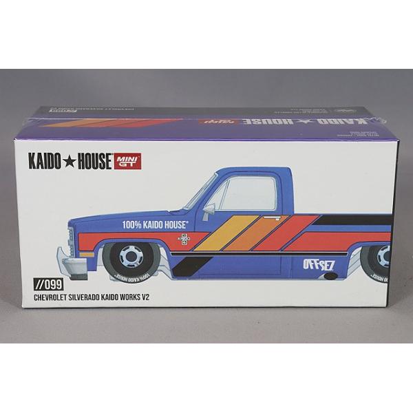 KAIDO HOUSE MINI-GT シルバラード　２台セット KAIDO HOUSE x TSM ミニGT 1/64 シボレー シルバラード V2 左