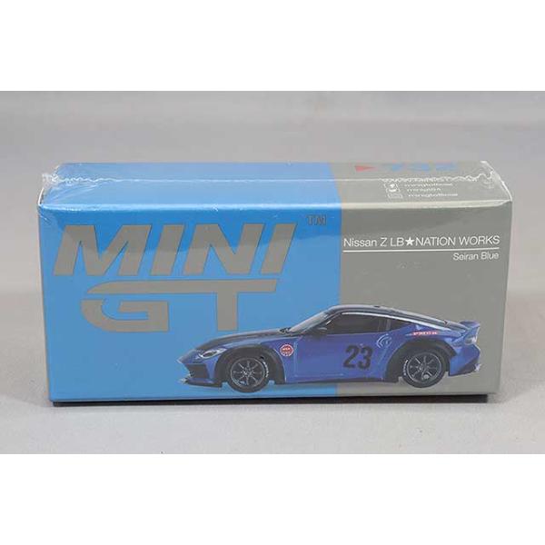TSM ミニGT 1/64 日産 Z LB-NATION WORKS セイランブルー 右ハンドル