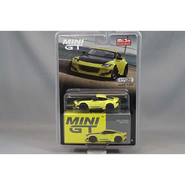 Mijo特注】 TSM ミニGT 1/64 パンデム 日産 Z イカズチイエロー