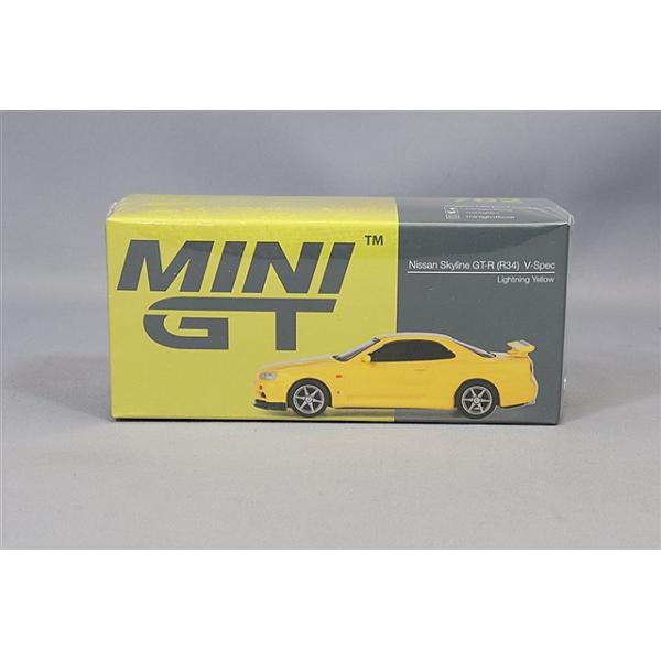 TSM ミニGT 1/64 日産 スカイライン GT-R R34 V-spec ライティング