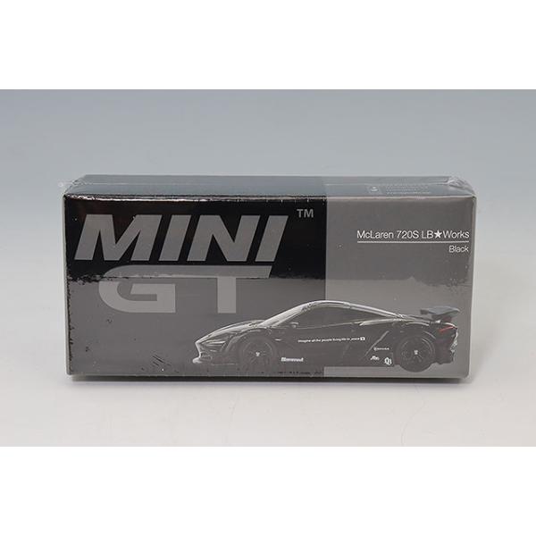 TSM ミニGT 1/64 マクラーレン 720S LB-Works ブラック(左ハンドル