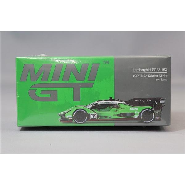 K.Mさん　専用出品 TSM ミニGT 1/64 ランボルギーニ SC63 2024 IMSA セブリング12H #63 M