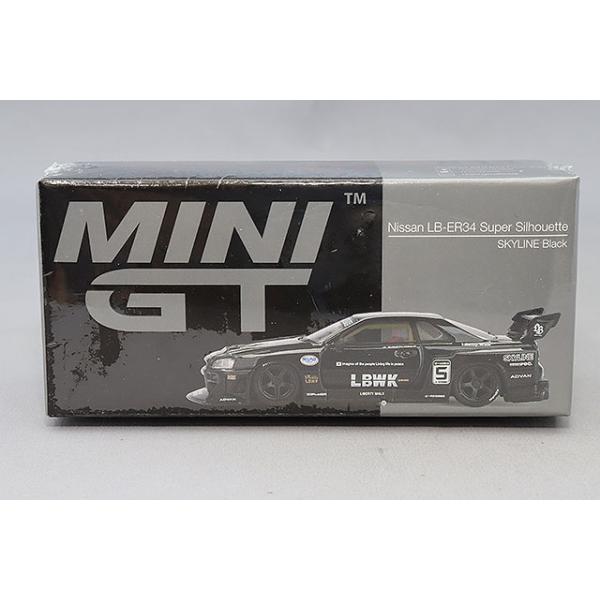 MINIGT Nissan LB-ER34 スーパーシルエット スカイラインBL MINI GT 1/64 Nissan LB-ER34 Super Silhouette スカイライン