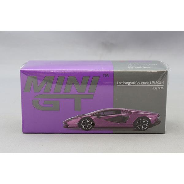 TSM ミニGT 1/64 ランボルギーニ カウンタック LPI 800-4 Viola 30th