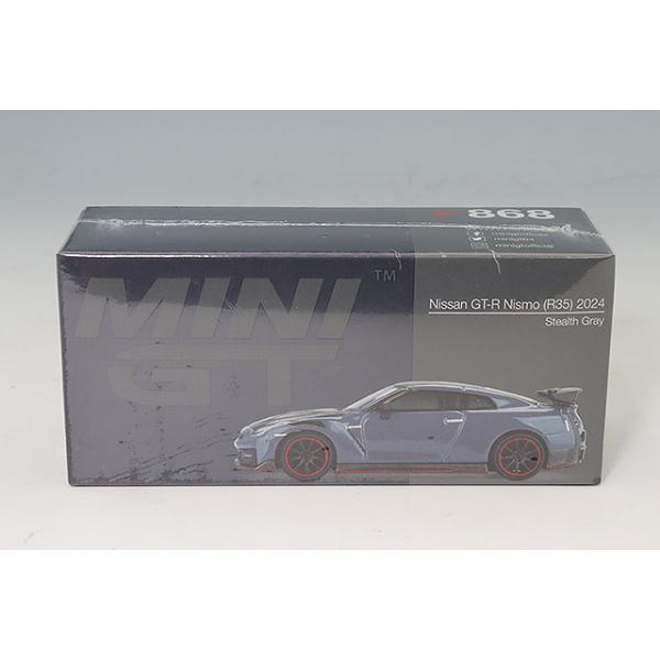 TSM ミニGT 1/64 日産 GT-R ニスモ 2024 ニスモステルスグレー 右ハンドル