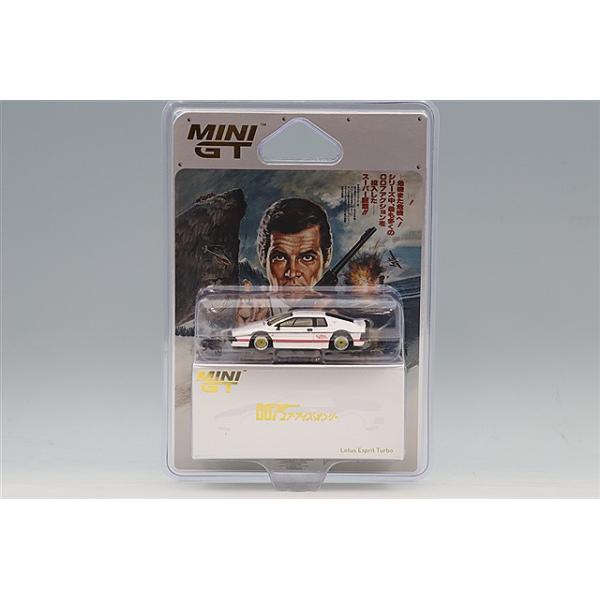 TSM ミニGT 1/64 ロータス エスプリ ターボ ホワイト "007 ユア・アイズ・オンリー" (1981) 日本限定パッケージ
