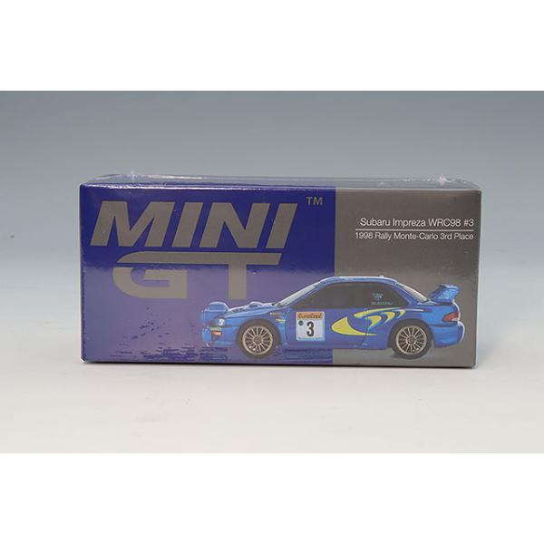 TSM ミニGT 1/64 スバル インプレッサ WRC98 1998 モンテカルロラリー