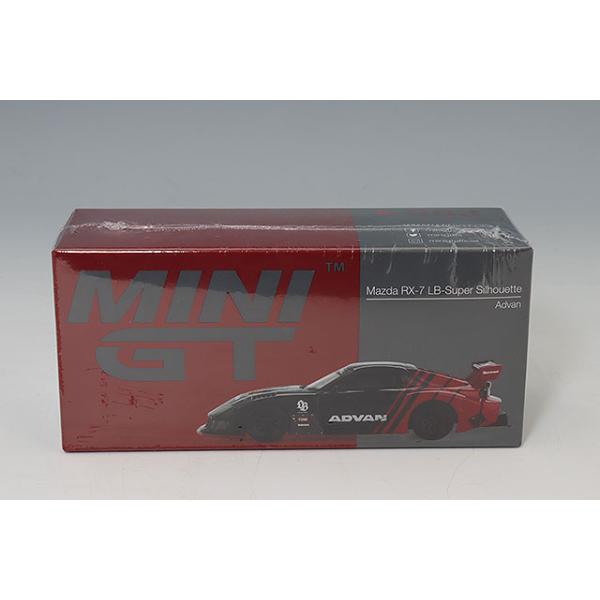 TSM ミニGT 1/64 マツダ RX-7 LB-スーパーシルエット ADVAN (右ハンドル)