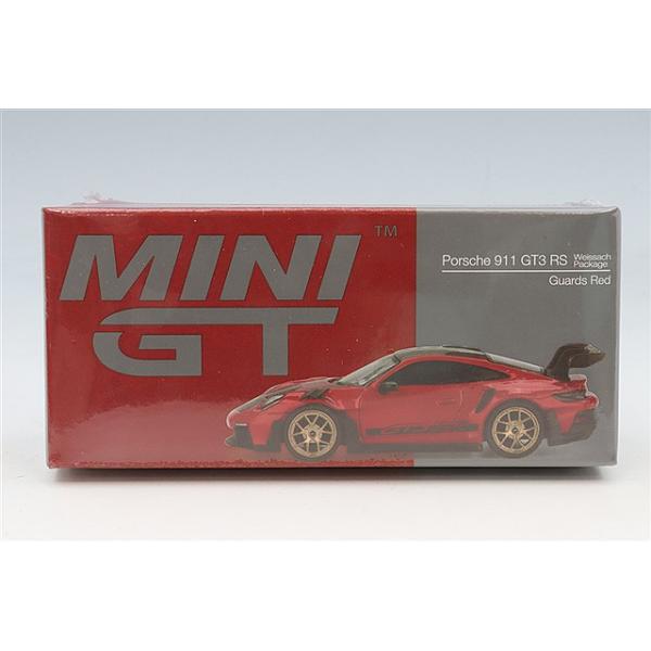 TSM ミニGT 1/64 ポルシェ 911 (992) GT3 RS ヴァイザッハパッケージ ガーズレッド (左ハンドル)