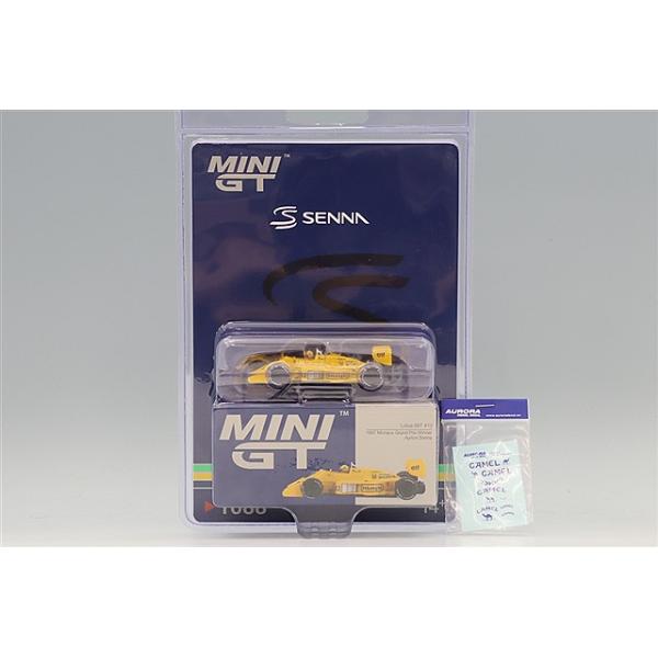 TSM ミニGT 1/64 ロータス 99T 1987 F1 モナコGP ウィナー #12 A.セナ