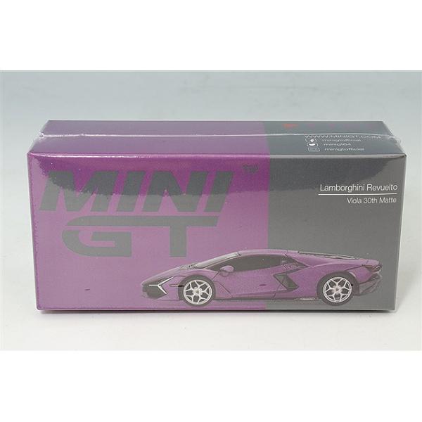 TSM ミニGT 1/64 ランボルギーニ レヴエルト Viola 30th Matte(マット