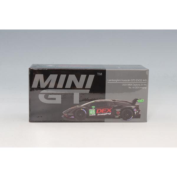 TSM ミニGT 1/64 ランボルギーニ ウラカン GT3 EVO2 2024 IMSA デイトナ24H #45 DEX Imaging 左ハンドル