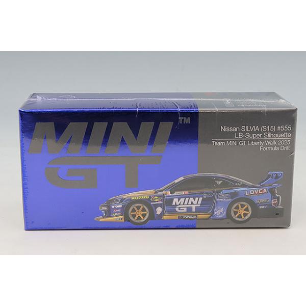 TSM ミニGT 1/64 日産 シルビア S15 LB-スーパーシルエット #555 2025