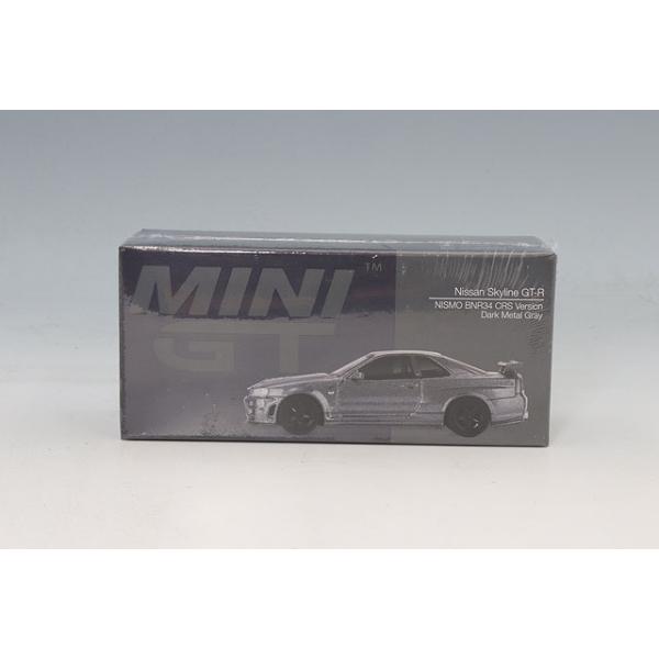TSM ミニGT 1/64 日産 スカイライン GT-R ダークメタルグレー ニスモ