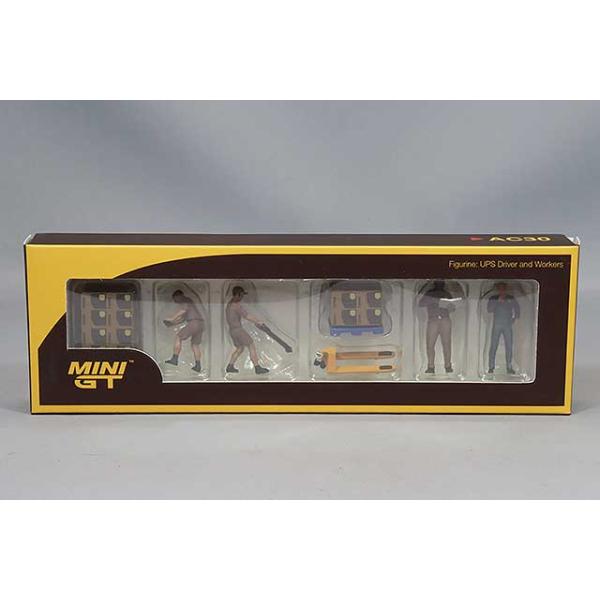 TSM ミニGT 1/64 フィギュア UPS ドライバー&ワーカーズ : キッド