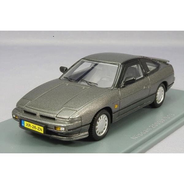 限定品 日産ミニカーセット おまけ付き ミニカー/完成品 NEO 1/43 日産 200SX S13 1991-94 メタリックグレー